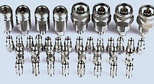 SSMA and SMP millimeter wave adapters