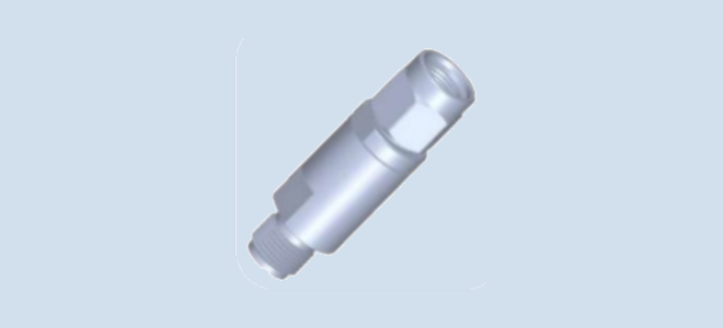 Fixed coaxial attenuator